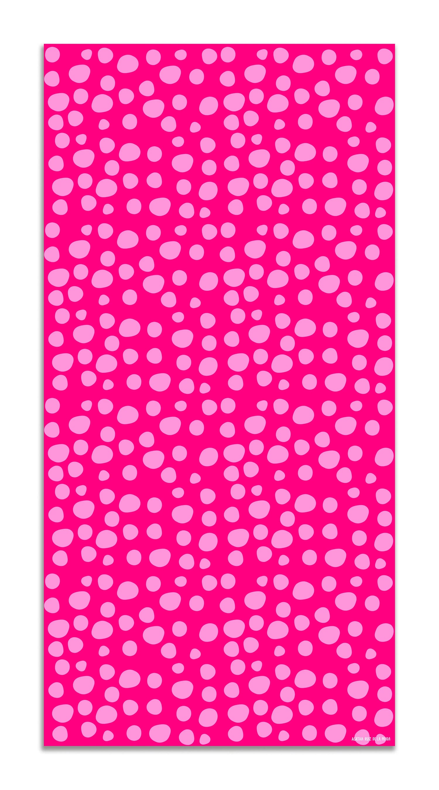 Alfombra Agatha Ruiz de la Prada Estampados Básicos Círculos Lilas y Rosas Home & Living