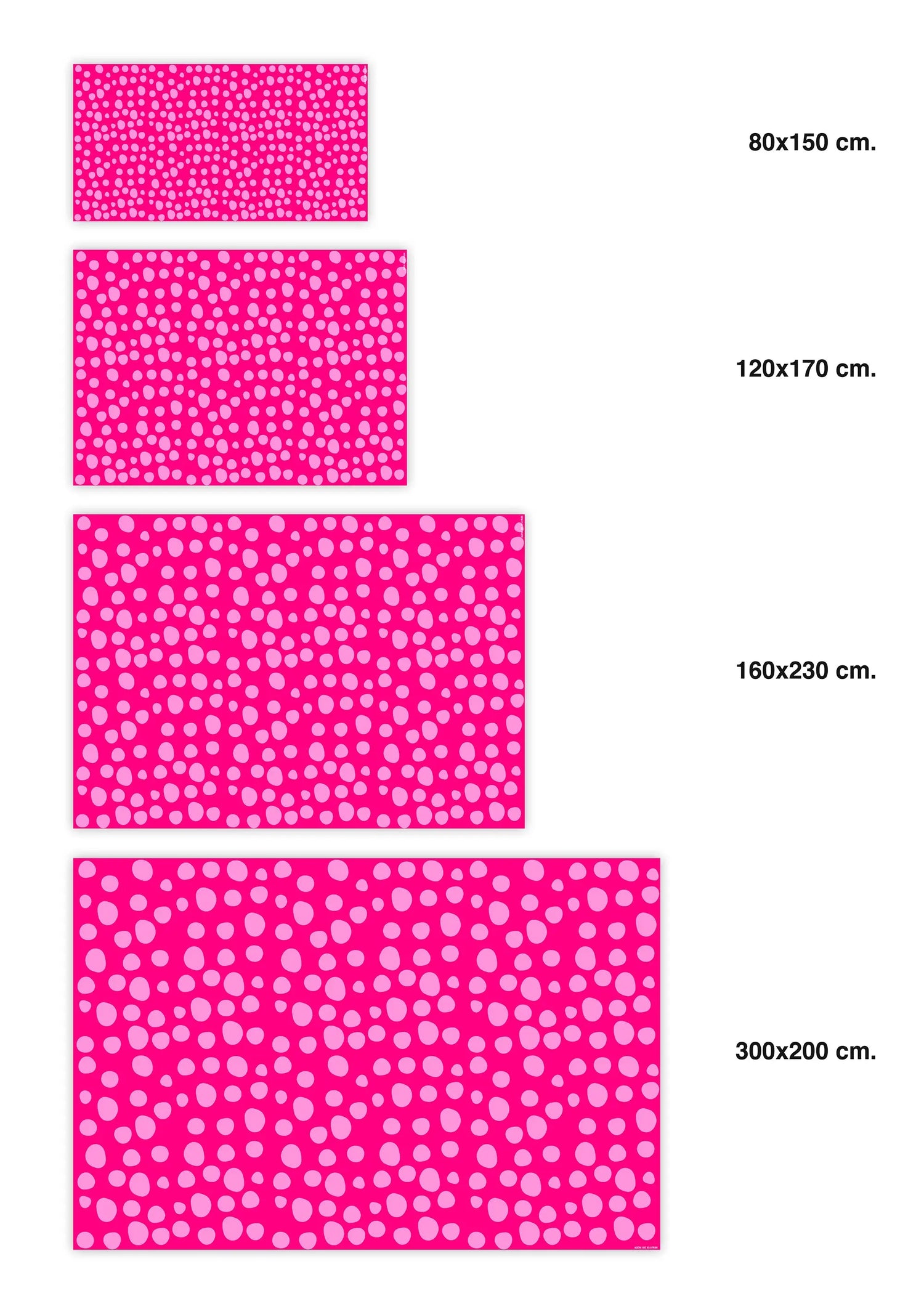 Alfombra Agatha Ruiz de la Prada Estampados Básicos Círculos Lilas y Rosas Home & Living