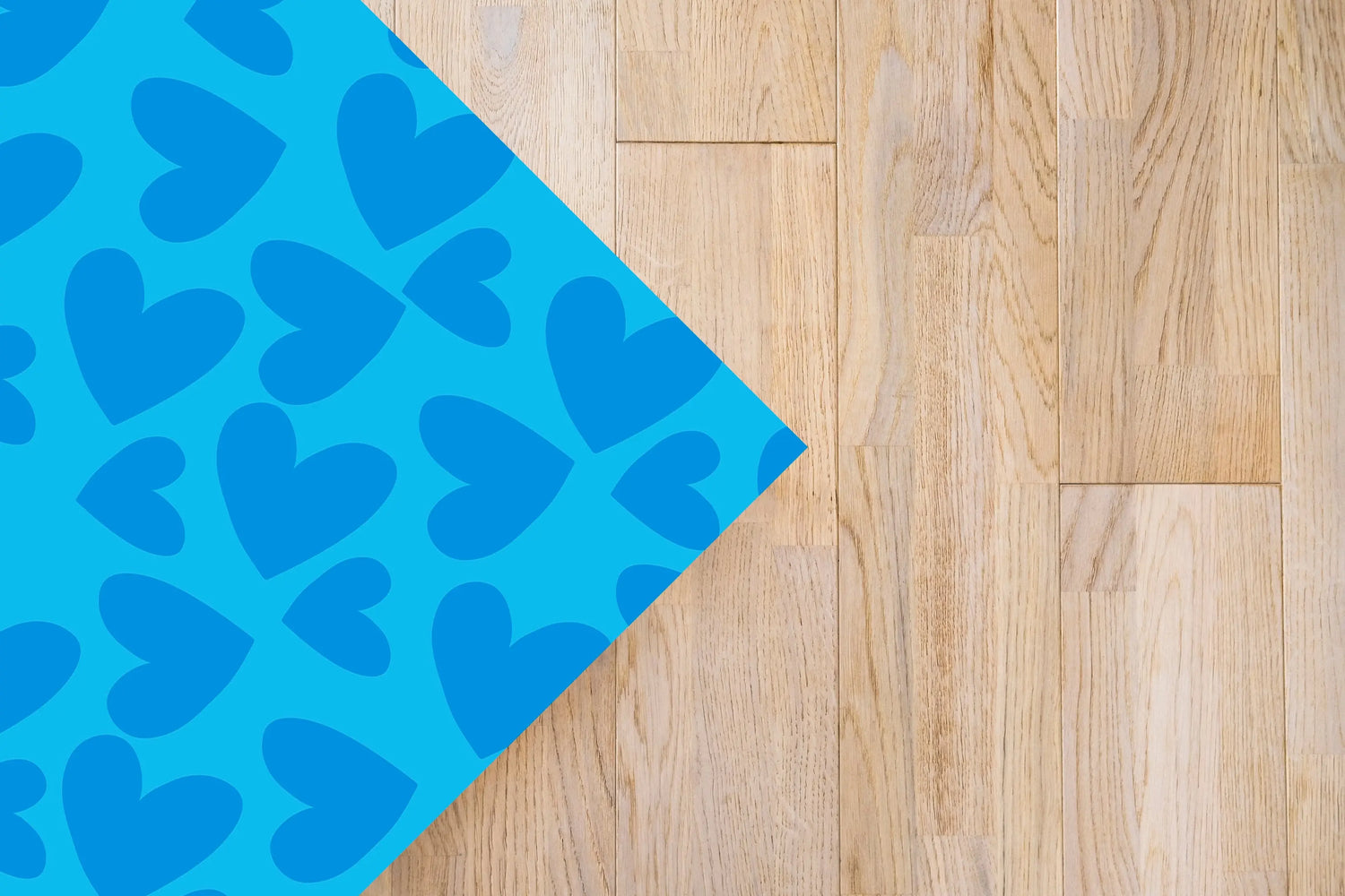 Alfombra Agatha Ruiz de la Prada Estampados Básicos Corazones Azules Home & Living