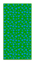 Alfombra Agatha Ruiz de la Prada Estampados Básicos Corazones Azules y Verdes Home & Living