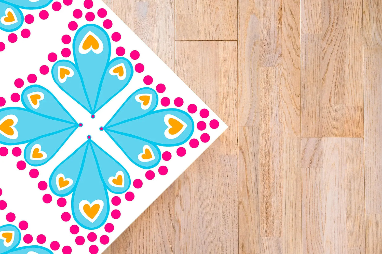 Alfombra Agatha Ruiz de la Prada Hidráulico Azul Alas Mariposa Home & Living