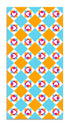 Alfombra Agatha Ruiz de la Prada Hidráulico Azul Baldosas Corazones Ladeados Home & Living