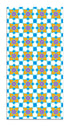 Alfombra Agatha Ruiz de la Prada Hidráulico Azul Baldosas Flores Home & Living