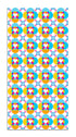 Alfombra Agatha Ruiz de la Prada Hidráulico Azul Corazones Caleidoscopio Home & Living
