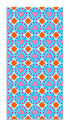 Alfombra Agatha Ruiz de la Prada Hidráulico Azul Figuras Corazones Home & Living