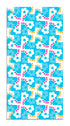 Alfombra Agatha Ruiz de la Prada Hidráulico Azul Flores Remolino Home & Living