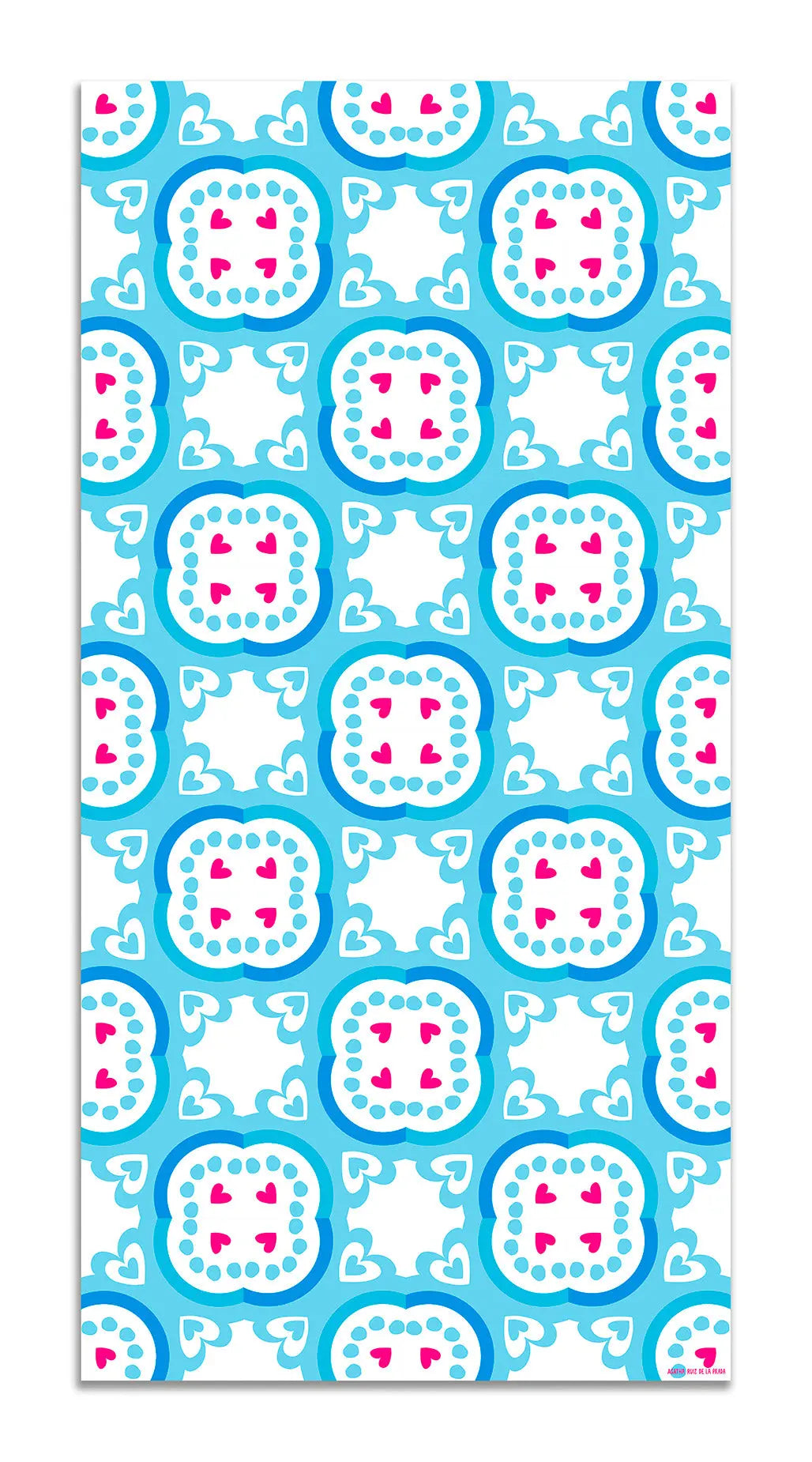 Alfombra Agatha Ruiz de la Prada Hidráulico Azul Mural Home & Living