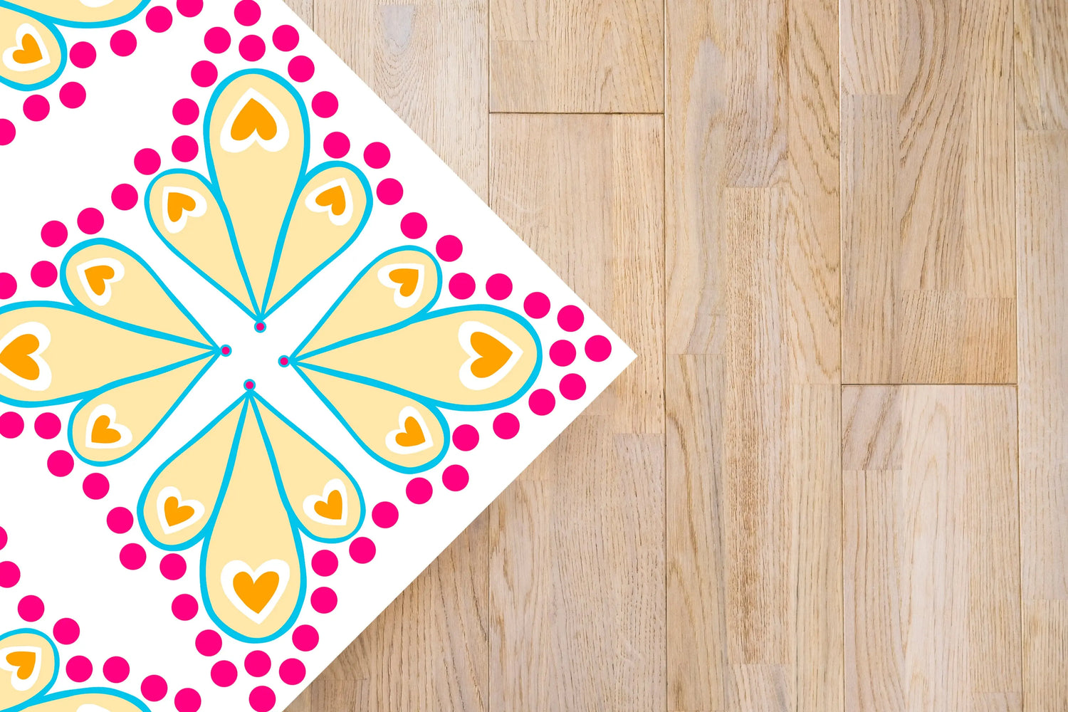Alfombra Agatha Ruiz de la Prada Hidráulico Crema Alas Mariposa Home & Living