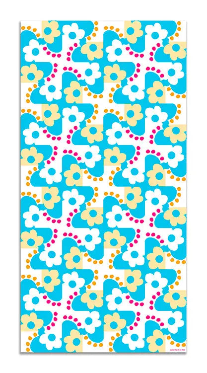 Alfombra Agatha Ruiz de la Prada Hidráulico Crema Flores Remolino Home & Living