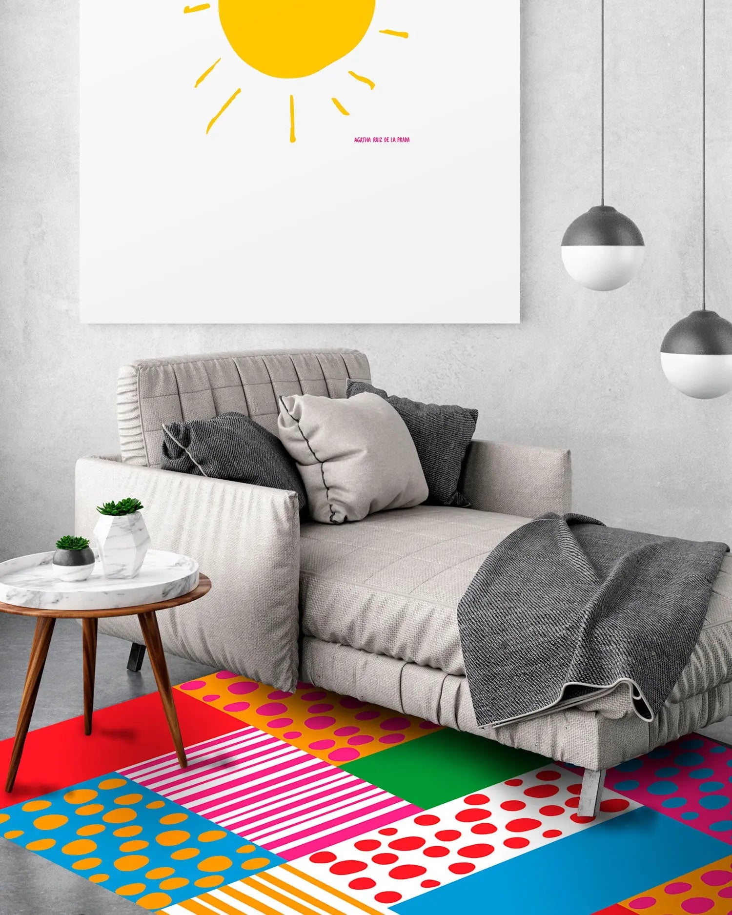 Alfombra Agatha Ruiz de la Prada Motivos Básicos Patchwork Home & Living