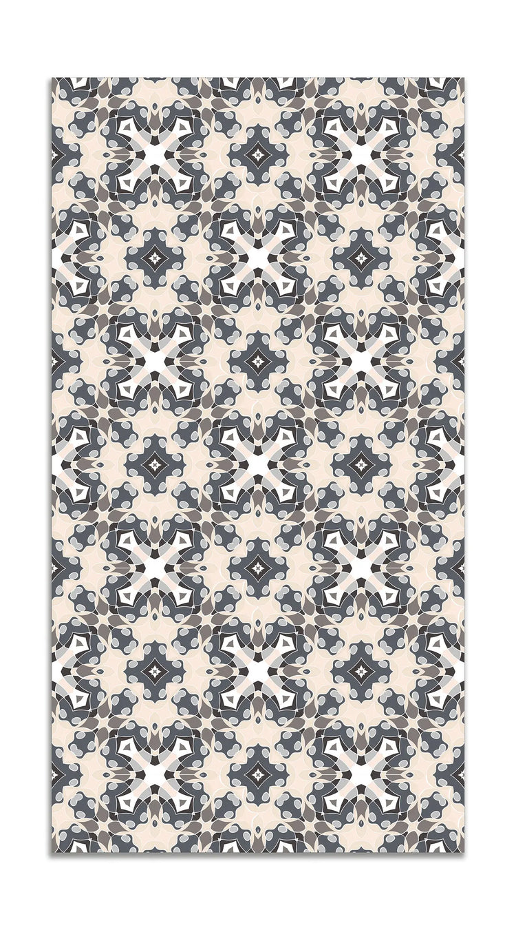 Alfombra Hidráulica Tipo Oriental Gris freeshipping - Home and Living