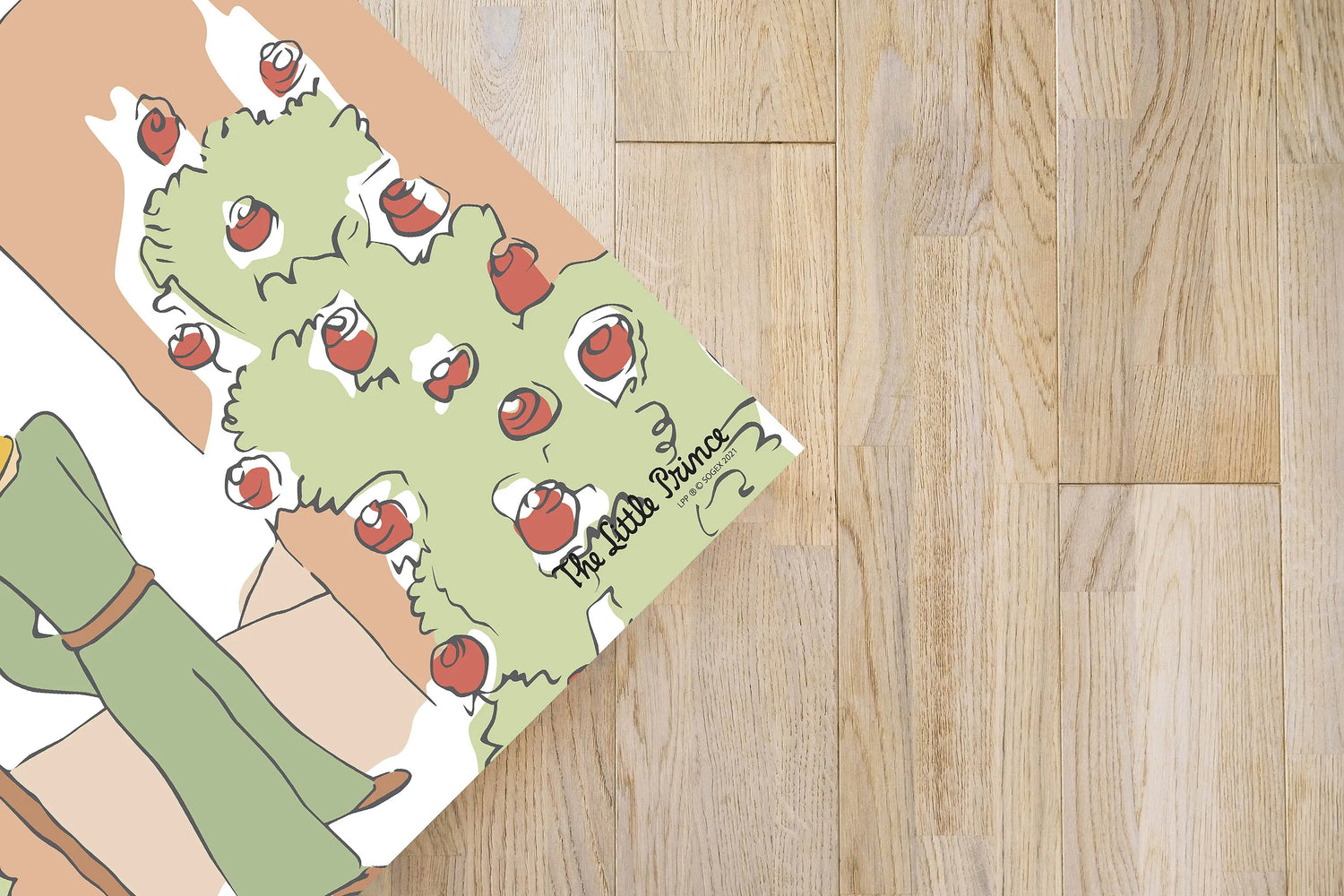 Alfombra Vinílica El Principito Rosales freeshipping - Home and Living