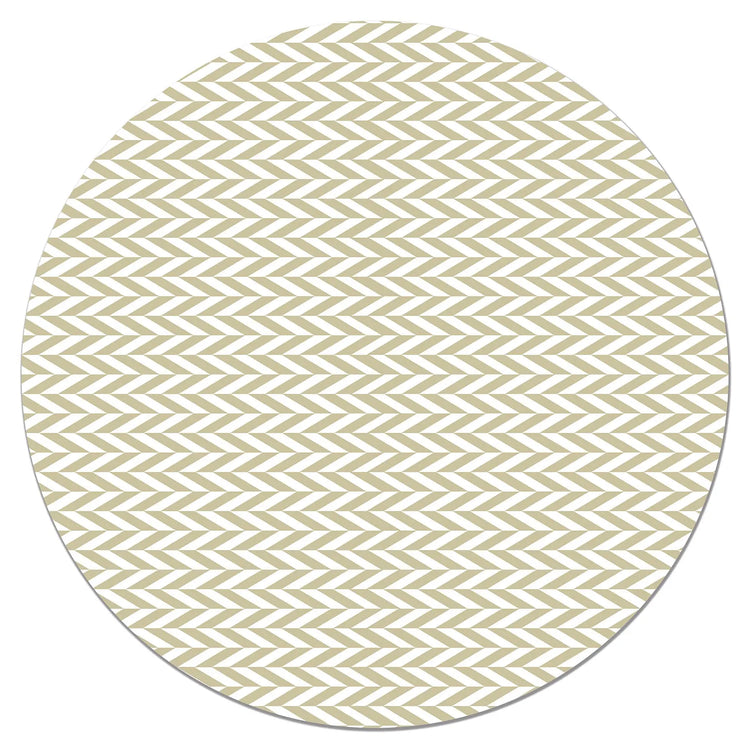 Alfombra Vinílica Redonda Espigas freeshipping - Home and Living