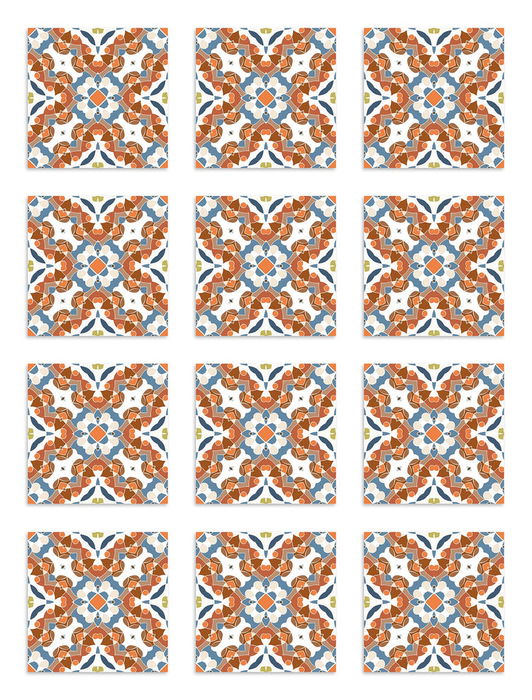 Azulejo Adhesivo Oriental Hidráulico Original Home & Living