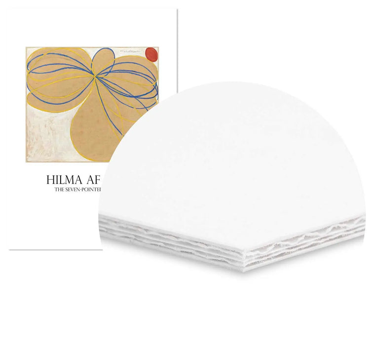 Cuadro Hilma Af Klint Estrellas Siete Puntas freeshipping - Home and Living