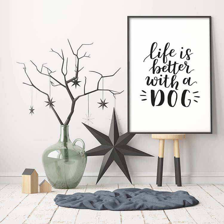 Cuadro Life is Better With a Dog Home & Living