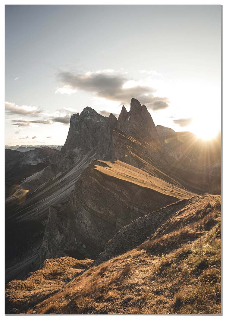 Cuadro Montaña Seceda en Italia Home & Living