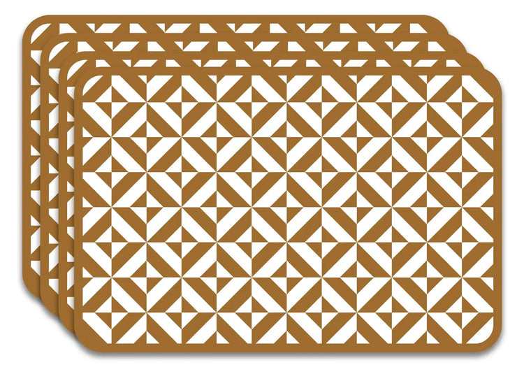 Salvamanteles Minimalistas Marrón 45x30 cm Pack de 4 freeshipping - Home and Living