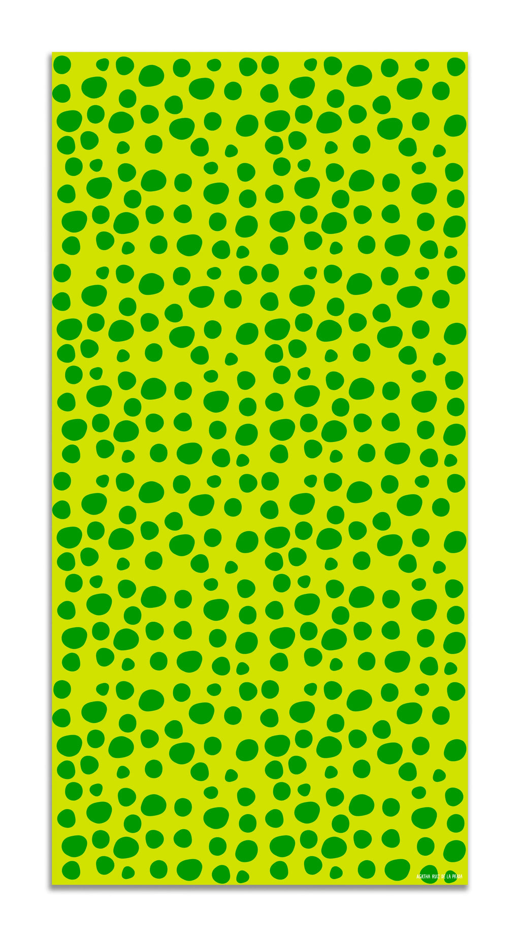 Alfombra Agatha Ruiz de la Prada Estampados Básicos Círculos Verdes y Amarillos Home & Living 