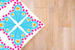 Alfombra Agatha Ruiz de la Prada Hidráulico Azul Alas Mariposa Home & Living 