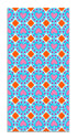 Alfombra Agatha Ruiz de la Prada Hidráulico Azul Figuras Corazones Home & Living 