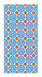 Alfombra Agatha Ruiz de la Prada Hidráulico Azul Figuras Corazones Home & Living 