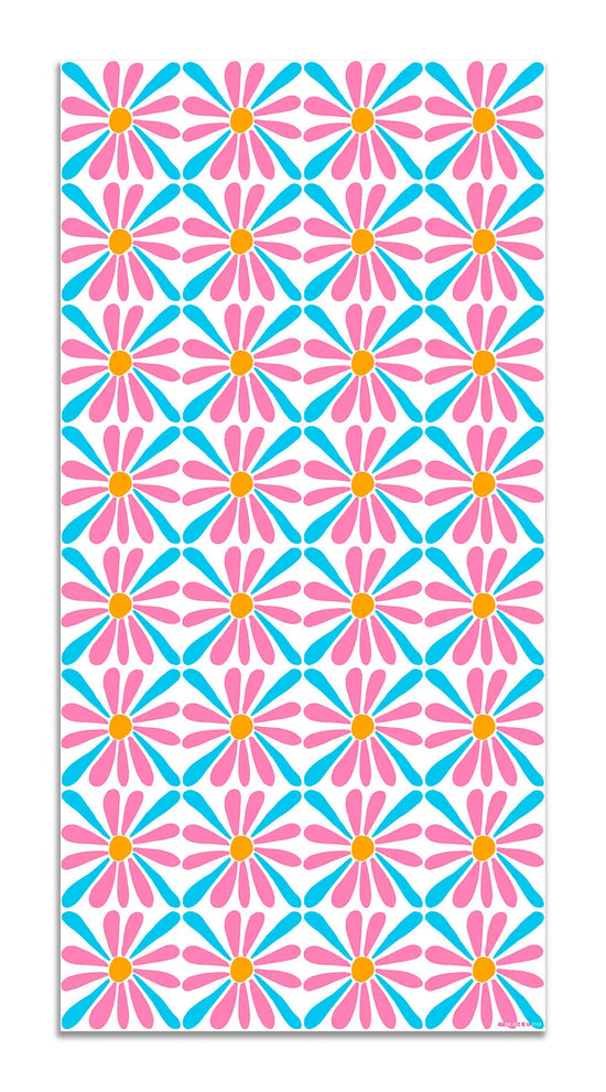 Alfombra Agatha Ruiz de la Prada Hidráulico Azul Margaritas Home & Living