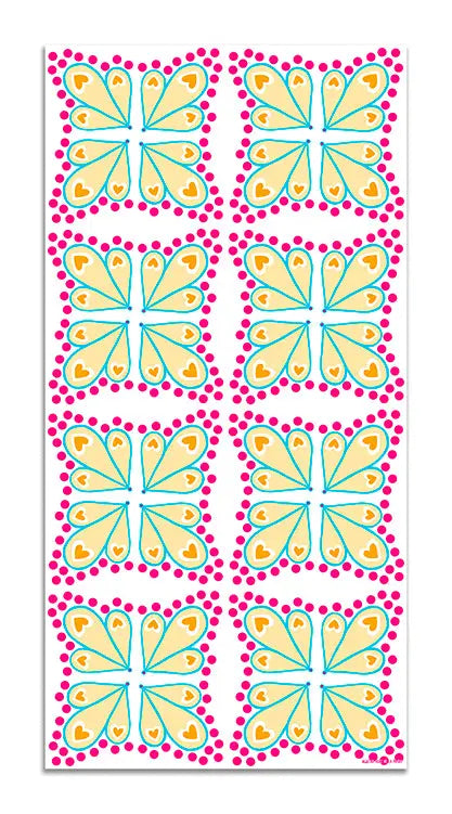 Alfombra Agatha Ruiz de la Prada Hidráulico Crema Alas Mariposa Home & Living 