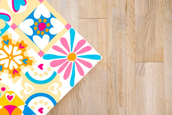 Alfombra Agatha Ruiz de la Prada Hidráulico Crema Original Varios Colores Home & Living