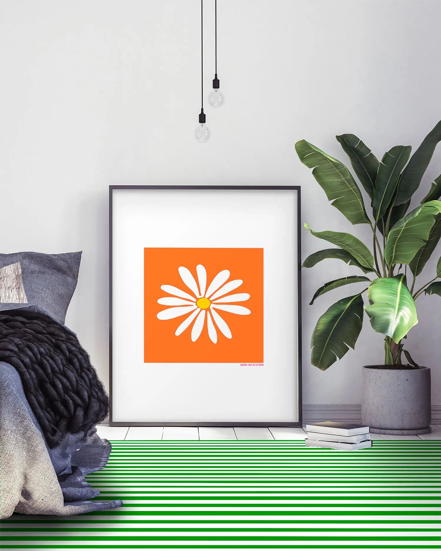 Alfombra Agatha Ruiz de la Prada Motivos Básicos Rayas Verdes Home & Living 