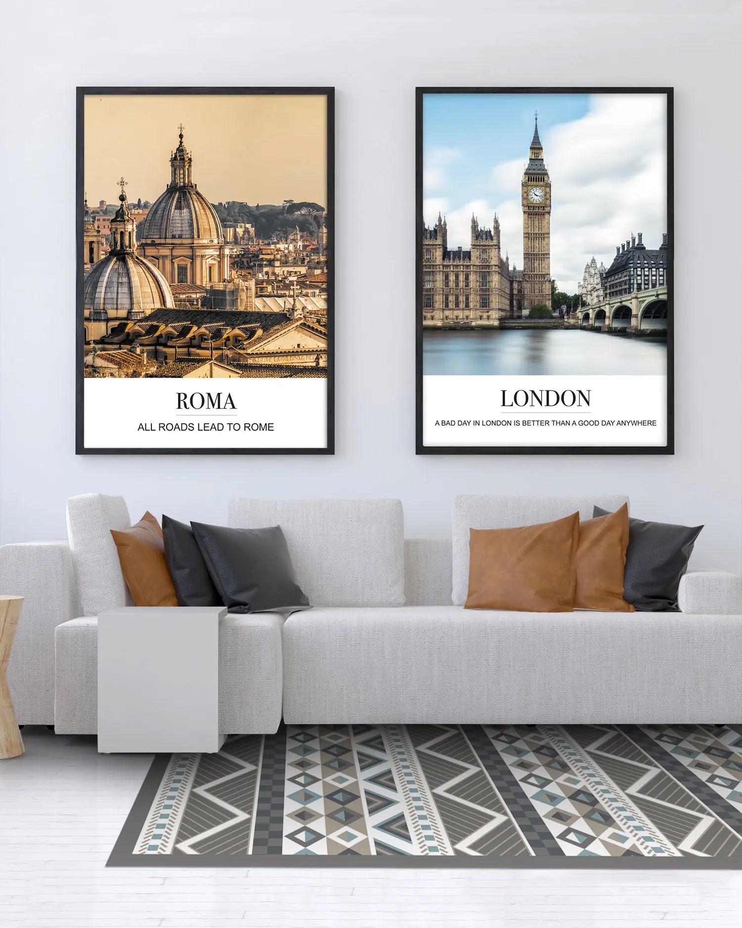 Alfombra Azteca Azul freeshipping - Home and Living