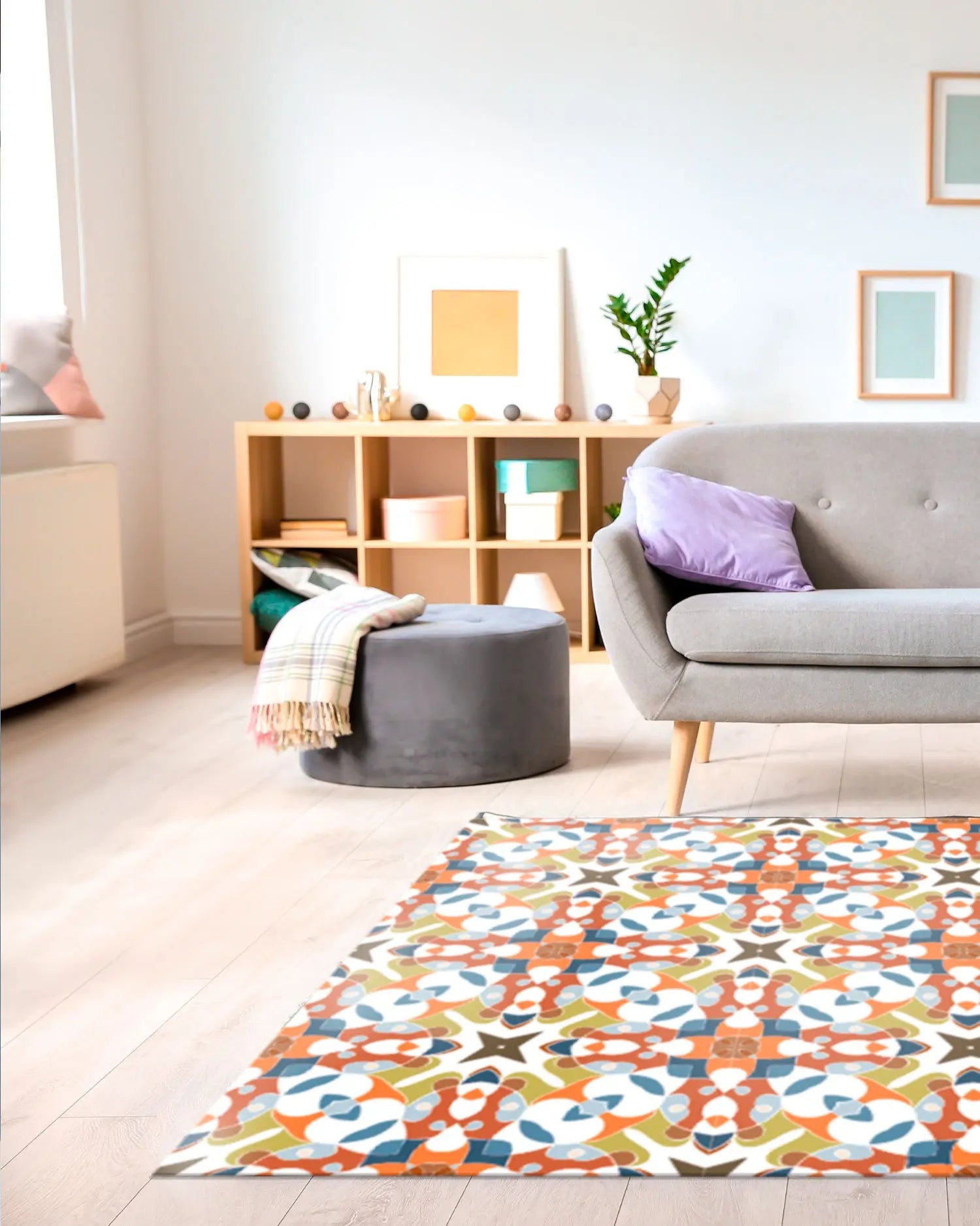 Alfombra Azulejo Hidráulico Tipo Oriental Original freeshipping - Home and Living