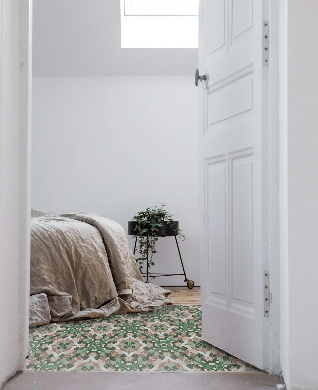 Alfombra Azulejo Oriental Verde freeshipping - Home and Living