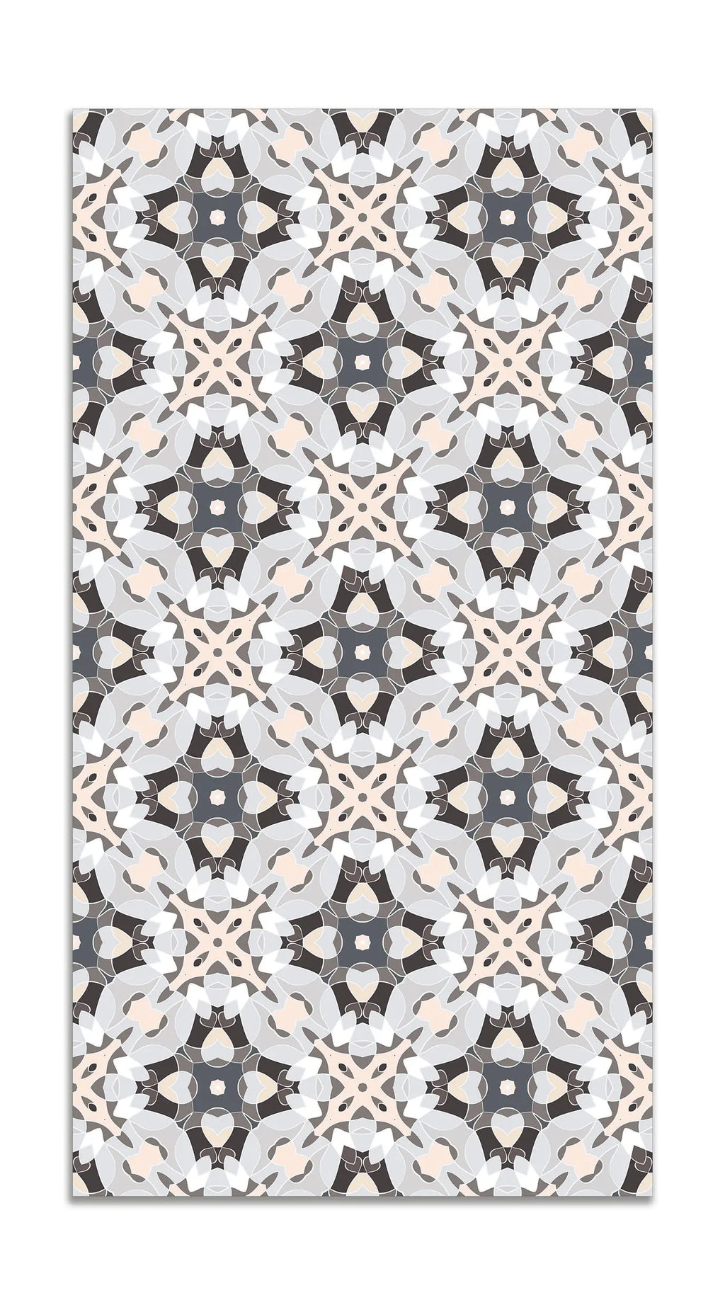 Alfombra Baldosa Modelo Oriental Gris freeshipping - Home and Living