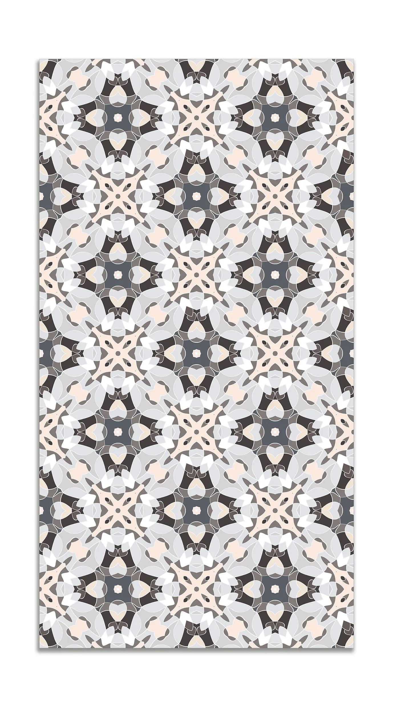 Alfombra Baldosa Modelo Oriental Gris freeshipping - Home and Living