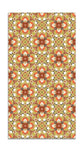 Alfombra Baldosa Modelo Oriental Naranja freeshipping - Home and Living