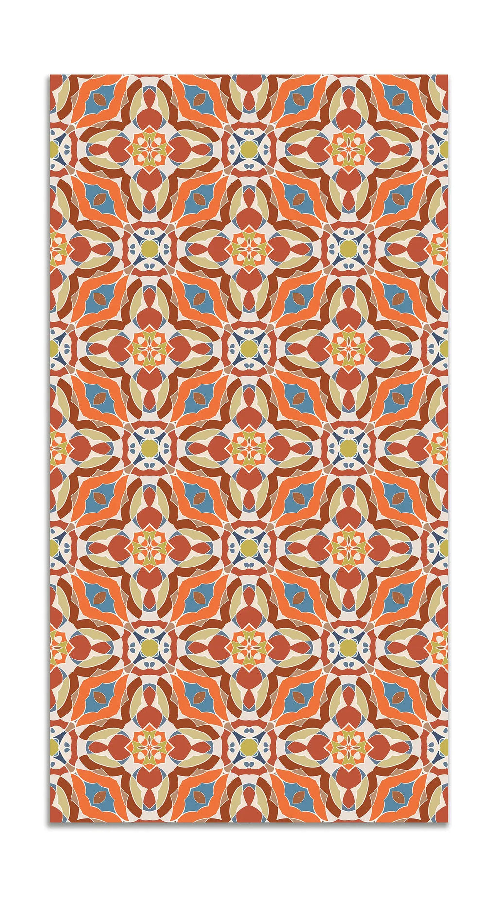 Alfombra Baldosín Oriental Caleidoscopio Original freeshipping - Home and Living