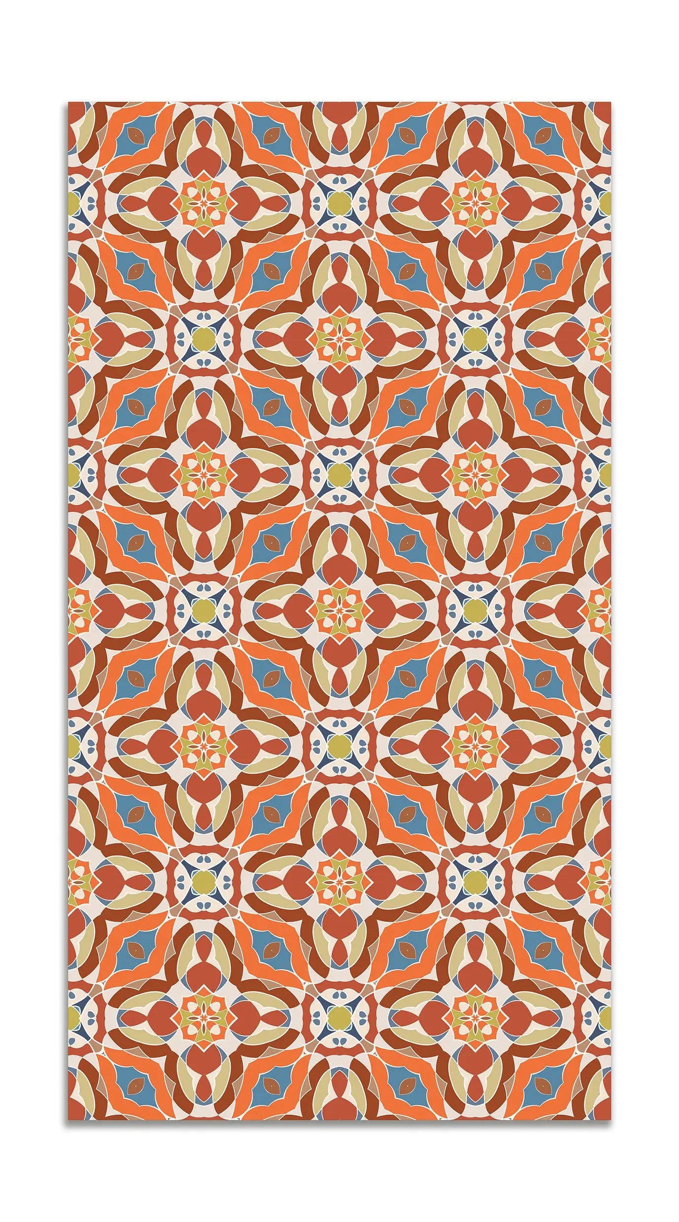 Alfombra Baldosín Oriental Caleidoscopio Original freeshipping - Home and Living