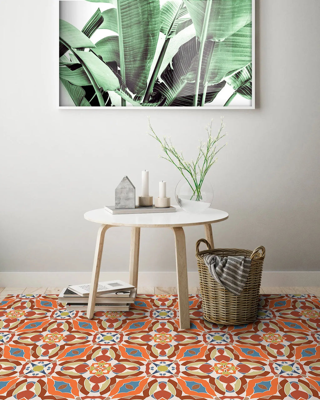 Alfombra Baldosín Oriental Caleidoscopio Original freeshipping - Home and Living