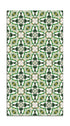 Alfombra Baldosín Oriental Caleidoscopio Verde freeshipping - Home and Living