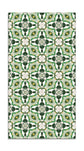 Alfombra Baldosín Oriental Caleidoscopio Verde freeshipping - Home and Living