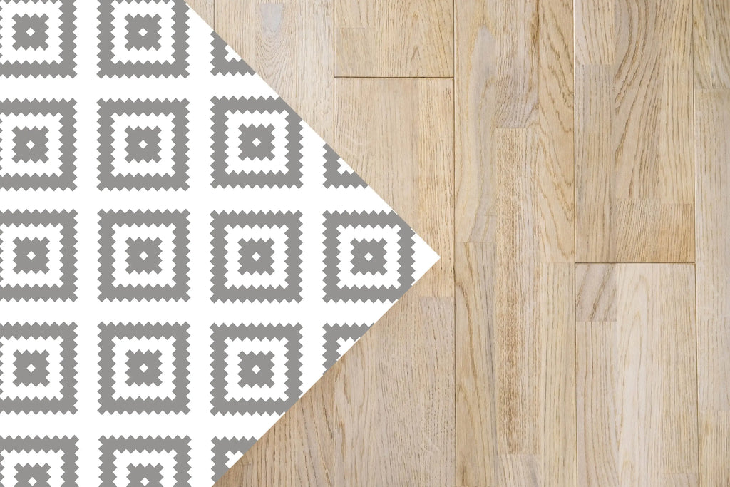 Alfombra Cuadros Gris freeshipping - Home and Living