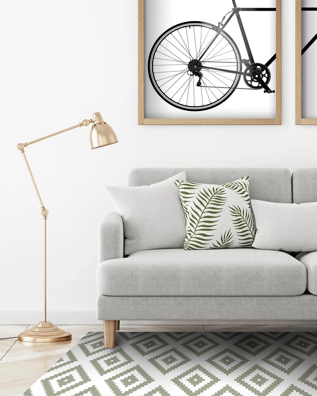 Alfombra Cuadros Verde freeshipping - Home and Living