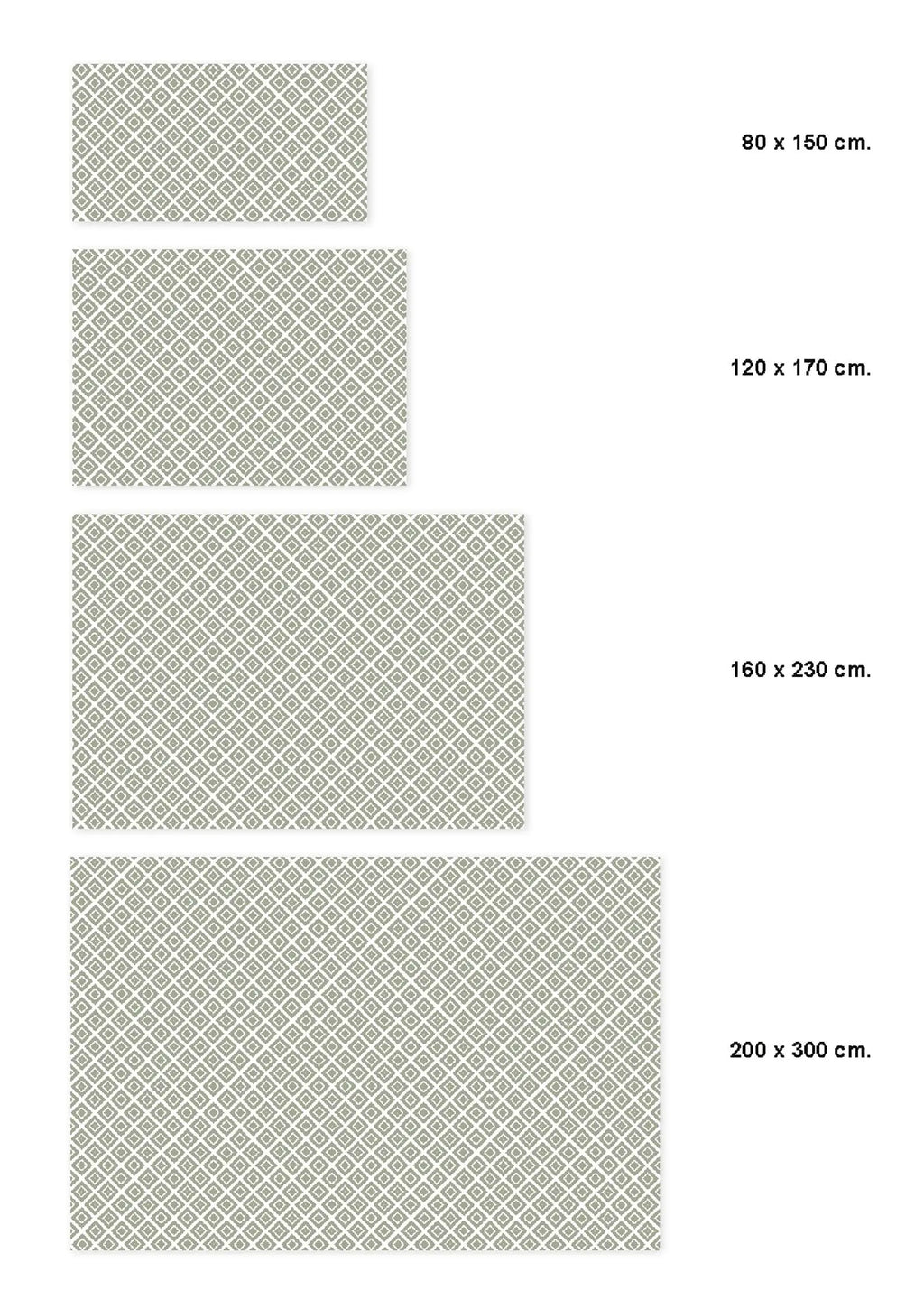 Alfombra Cuadros Verde freeshipping - Home and Living