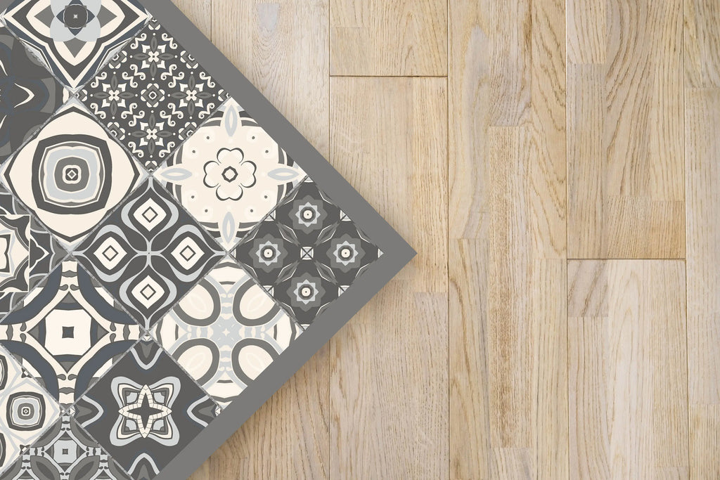 Alfombra Estilo Hidráulico Gris freeshipping - Home and Living