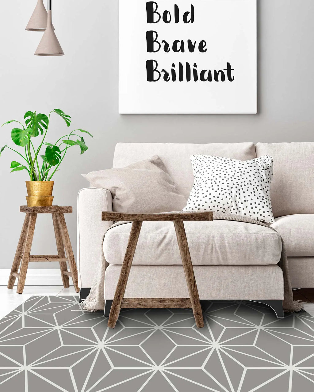 Alfombra Estrellada Gris freeshipping - Home and Living