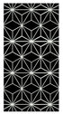 Alfombra Estrellada Negra freeshipping - Home and Living