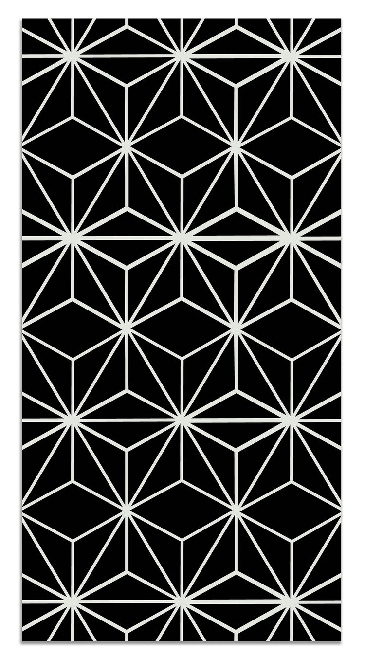 Alfombra Estrellada Negra freeshipping - Home and Living