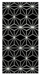 Alfombra Estrellada Negra freeshipping - Home and Living