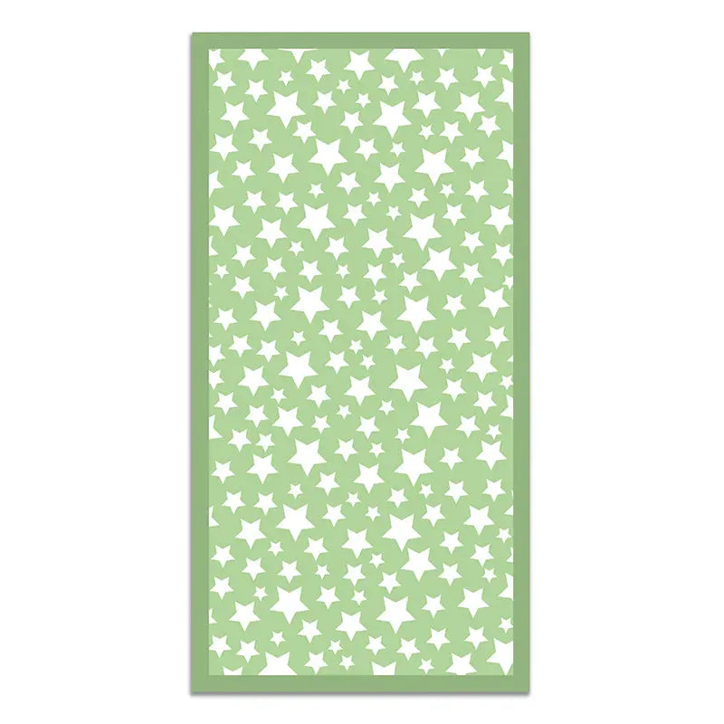 Alfombra Estrellas Verde Home & Living 